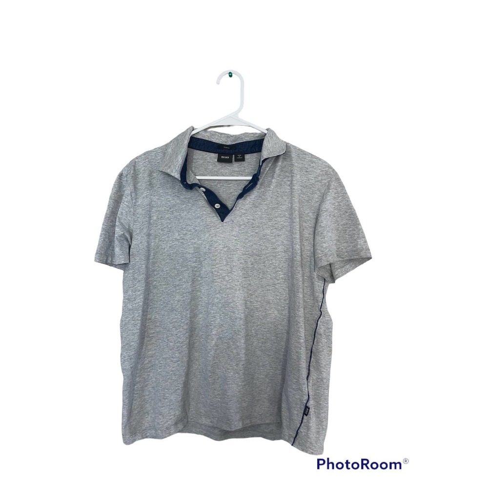 Hugo Boss Gray Polo Slim Fit